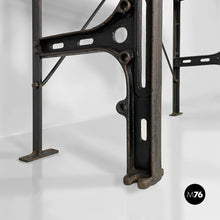 Load image into Gallery viewer, Wooden and cast iron console, 1800s
