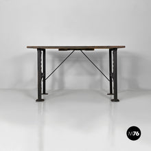 Load image into Gallery viewer, Wooden and cast iron console, 1800s
