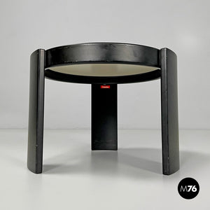 Black coffee table 780/783 by Gianfranco Frattini for Cassina, 1970s