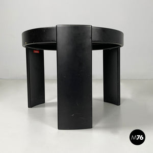 Black coffee table 780/783 by Gianfranco Frattini for Cassina, 1970s