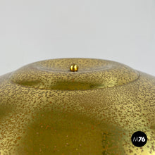 将图片加载到图库查看器，Brass table lamp with a round beige marble base, 1970s
