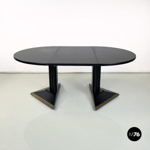 Black and gold dining table by Thonet, 1990s