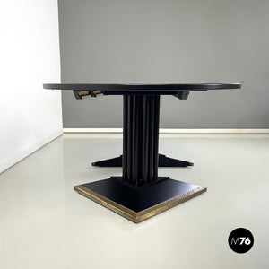 Black and gold dining table by Thonet, 1990s