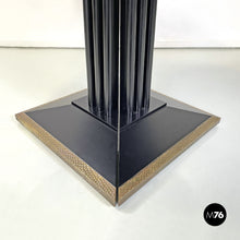 将图片加载到图库查看器，Black and gold dining table by Thonet, 1990s
