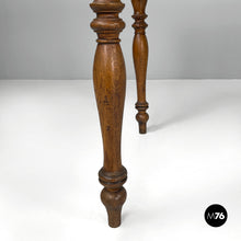 画像をギャラリービューアに読み込む, Antique wooden table with two drawers, 1800s
