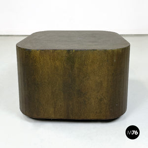 Coffee table or pedestal in Corten steel, 2000s