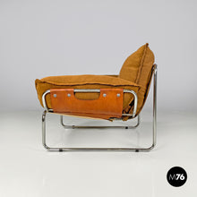 画像をギャラリービューアに読み込む, Brown fabric armchair Compor S 72 by Gero for Mussi, 1970s
