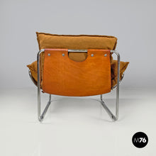 画像をギャラリービューアに読み込む, Brown fabric armchair Compor S 72 by Gero for Mussi, 1970s
