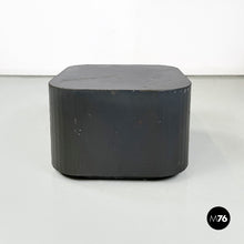 Load image into Gallery viewer, Coffee table or pedestal in burnished steel, 2000s
