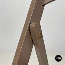 将图片加载到图库查看器，Brown folding chair Tric by Achille and Pier Giacomo Castiglioni for Bonacina, 1960s
