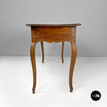 Load image into Gallery viewer, Antique wooden table with two drawers, 1700s
