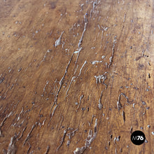 将图片加载到图库查看器，Antique wooden table with two drawers, 1700s
