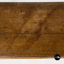 将图片加载到图库查看器，Antique wooden table with two drawers, 1700s
