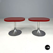 Charger l&#39;image dans la galerie, Coffee tables with red laminate, 1980s
