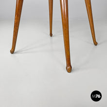 Load image into Gallery viewer, Wooden round coffee table, 1950s
