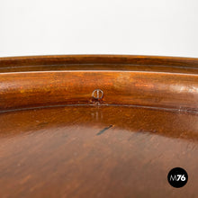 Load image into Gallery viewer, Wooden round coffee table, 1950s
