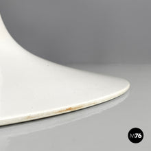 将图片加载到图库查看器，White round dining table Tulip by Eero Saarinen for Knoll, 2007
