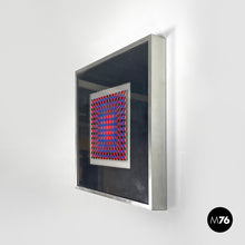 Load image into Gallery viewer, Painting with frame by Victor Vasarely, 1970s
