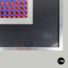 Load image into Gallery viewer, Painting with frame by Victor Vasarely, 1970s
