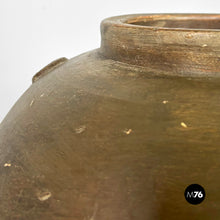 Load image into Gallery viewer, Terracotta jar vase, 1950s
