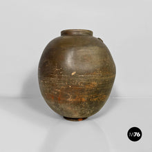 Load image into Gallery viewer, Terracotta jar vase, 1950s
