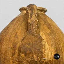 Load image into Gallery viewer, Terracotta jar vase with handles, 1950s
