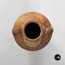 Load image into Gallery viewer, Terracotta jar vase with handles, 1950s

