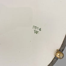 Load image into Gallery viewer, Tray with flowers in ceramic and metal, 1920s
