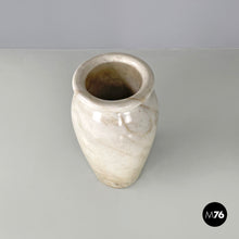 将图片加载到图库查看器，Round umbrella stand in Calacatta marble, 1950s
