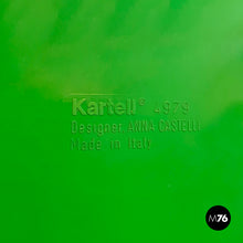 Charger l&#39;image dans la galerie, Green plastic coffee table 4979 by Anna Castelli for Kartell, 1970s
