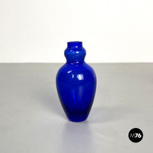Carica l&#39;immagine nel visualizzatore di Gallery, Blue Murano glass pair of vases by Venini, 1990s
