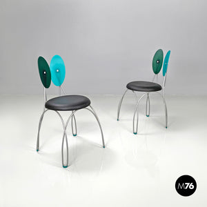 Chairs Jessica by Donato D'Urbino & Paolo Lomazzi for Zerodisegno, 1990s