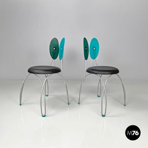 Chairs Jessica by Donato D'Urbino & Paolo Lomazzi for Zerodisegno, 1990s