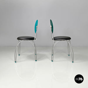 Chairs Jessica by Donato D'Urbino & Paolo Lomazzi for Zerodisegno, 1990s