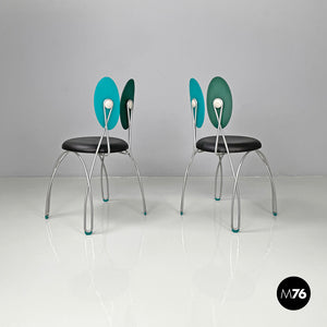 Chairs Jessica by Donato D'Urbino & Paolo Lomazzi for Zerodisegno, 1990s
