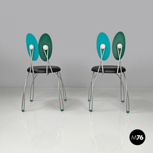 Chairs Jessica by Donato D'Urbino & Paolo Lomazzi for Zerodisegno, 1990s