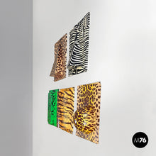 Load image into Gallery viewer, Zoo Geometrico wall decorations by Claudio Parmiggiani, 1970s
