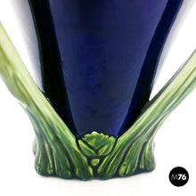 画像をギャラリービューアに読み込む, Floral ceramic Liberty vase, 1900s
