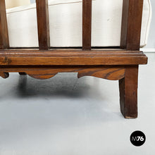 Carica l&#39;immagine nel visualizzatore di Gallery, Wooden armchairs with white fabric, 1940s
