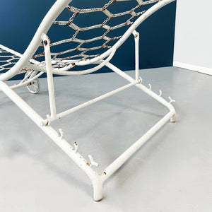 White iron Beach chair, 1960s