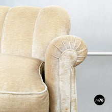 画像をギャラリービューアに読み込む, Sofa in beige fabric, 1960s
