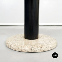 Charger l&#39;image dans la galerie, Round travertine coffee table, 1970s
