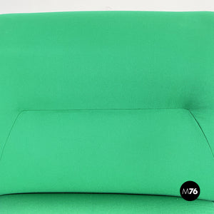 Modular sofa in green fabric, 1970s