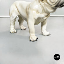画像をギャラリービューアに読み込む, Sculpture of standing bulldogge dog in ceramic, 1970s
