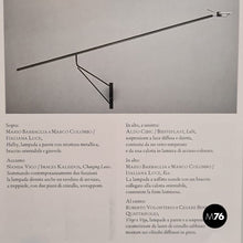 画像をギャラリービューアに読み込む, Wall lamp Halley  by Marco Colombo and Mario Barbaglia for Italiana Luce, 1980s
