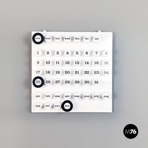 Wall perpetual calendar by Giorgio Della Beffa for Ring A Date, 2000-2010s