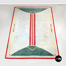 Charger l&#39;image dans la galerie, Rectangular short pile carpet, 1980s
