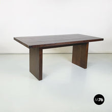 Load image into Gallery viewer, Chairs, bench and dining table in solid wood, 1980s
