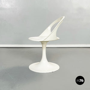 White plastic chairs, 1970s