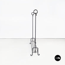Load image into Gallery viewer, Coat stand in black metal, 1990s

